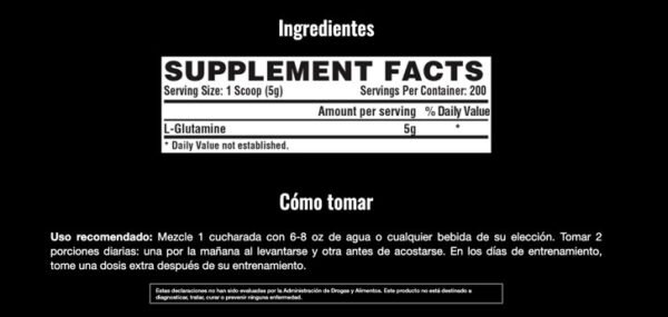 Glutamine Drive Black - Image 2